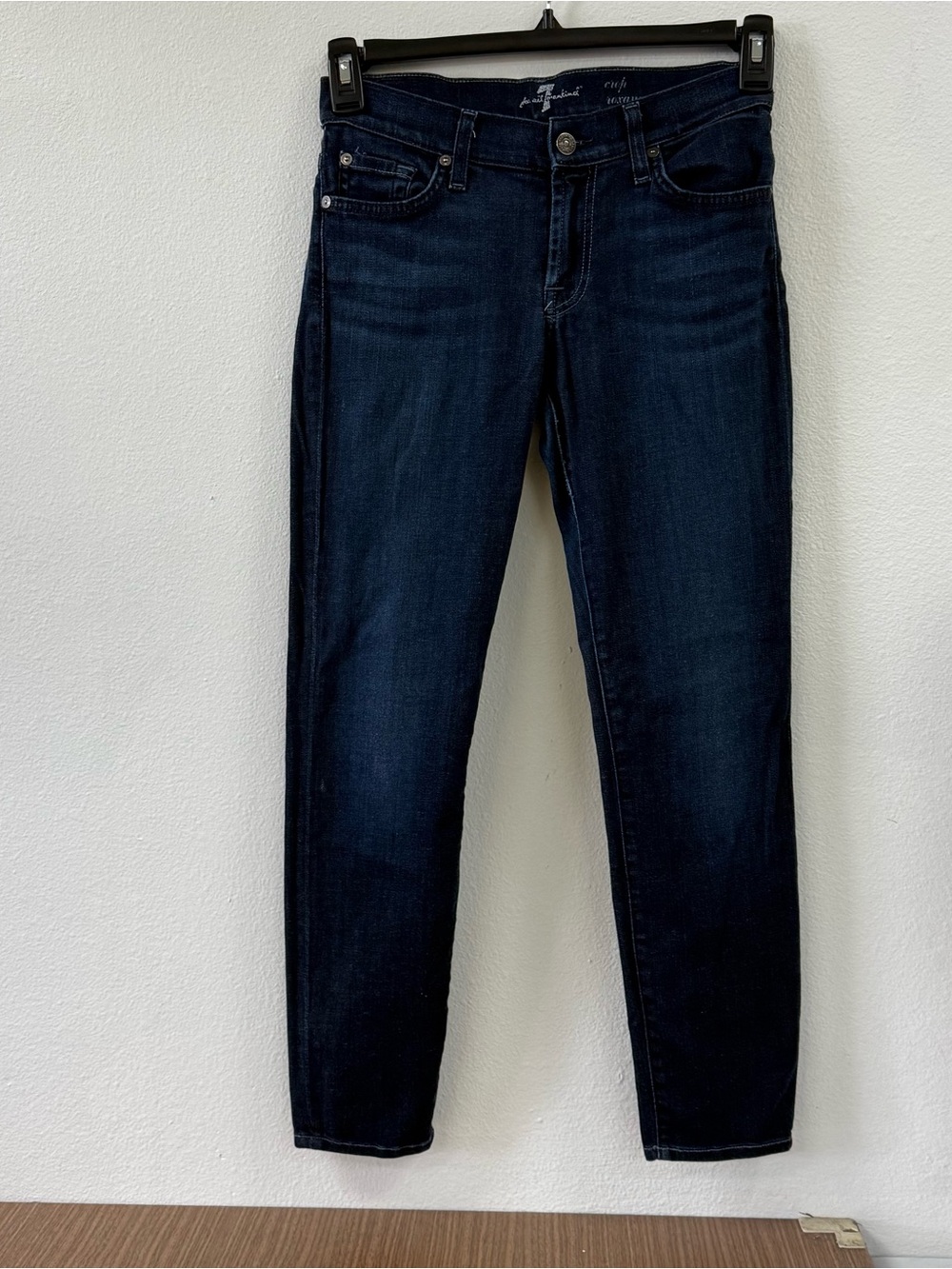 7 For All Mankind Skinny Jeans - Dark Navy